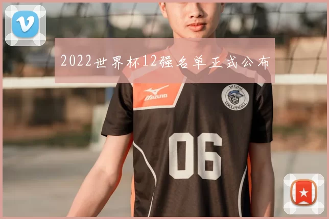 2022世界杯12强名单正式公布