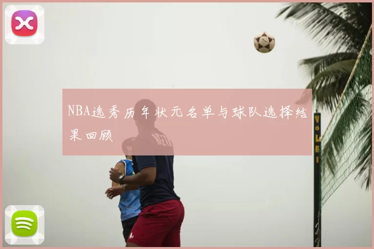 NBA选秀历年状元名单与球队选择结果回顾